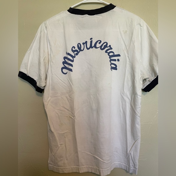 Vintage Catholic School Ringer T Shirt - Picture 3 of 5